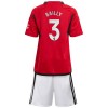 Conjunto (Camiseta+Pantalón Corto) Manchester United Bailly 3 Primera Equipación 23-24 - Niño